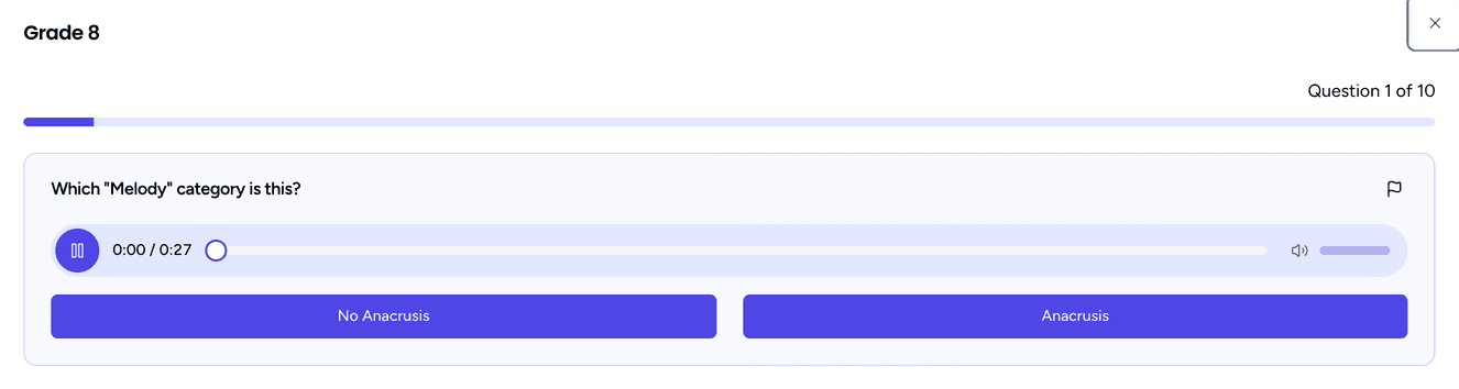 ABRSM Aural revision quiz question