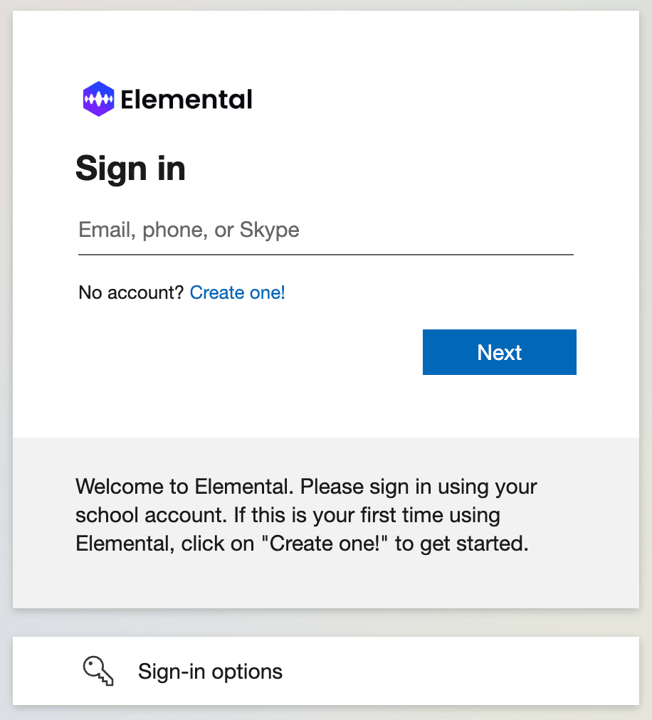 Enter Your Microsoft Account